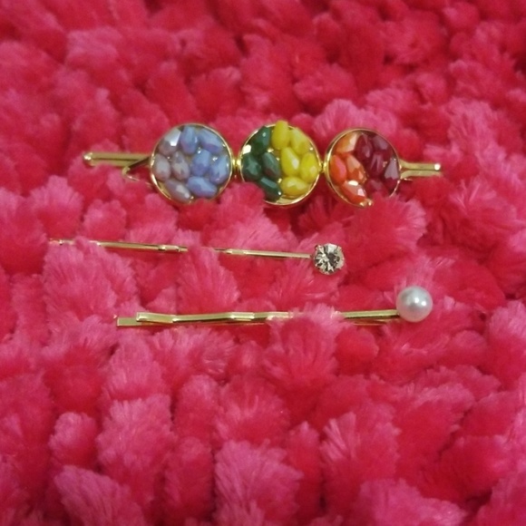 🎉SALE 3 FOR $15 🎉 Hair Pin RAINBOW - Picture 1 of 3